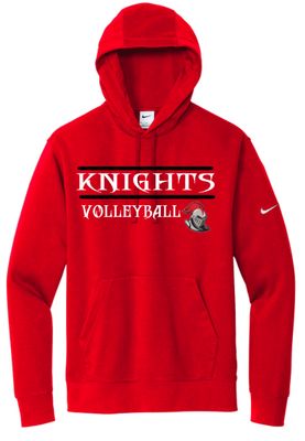 Nike Hooded Knights Volleyball Logo