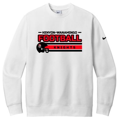 KW Football Helmet Nike Crewneck
