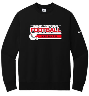 KW Football Helmet Nike Crewneck