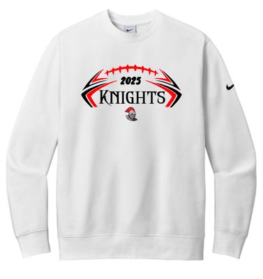Knights Football 2025 Football Nike Crewneck