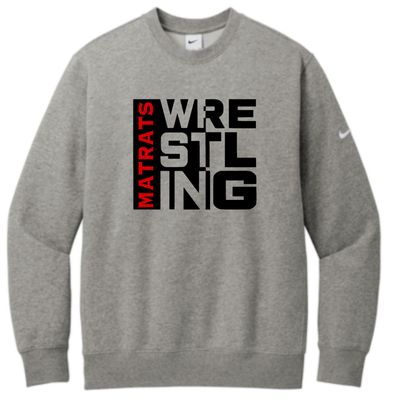 Matrats Wrestling #1 Nike Crewneck Sweatshirt