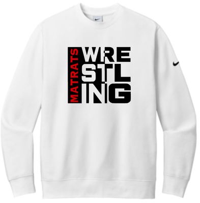 Matrats Wrestling #1 Nike Crewneck Sweatshirt