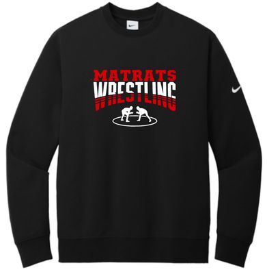 Matrats Wrestling #2 Nike Crewneck Sweatshirt