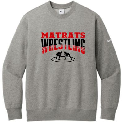 Matrats Wrestling #2 Nike Crewneck Sweatshirt