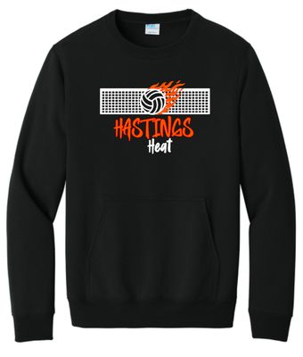 Hastings Heat Net Crewneck With Pocket