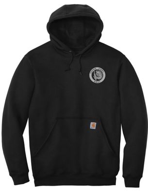 Black Carhartt Midweight Hooded Sweatshirt