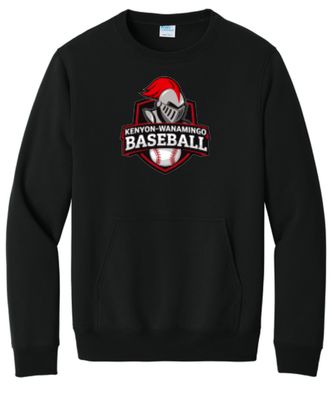 KW Baseball #4 Crewneck With Pocket
