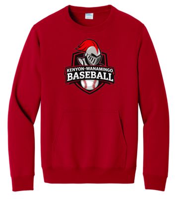 KW Baseball #4 Crewneck With Pocket