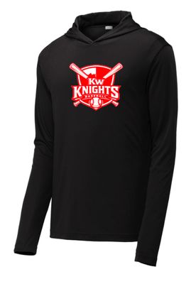 KW Baseball #4 Performance Hooded Tee