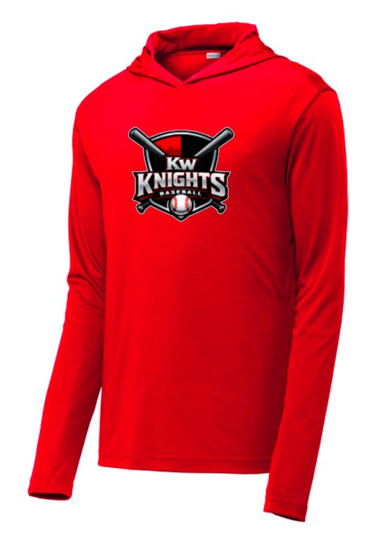 KW Baseball #4 Performance Hooded Tee