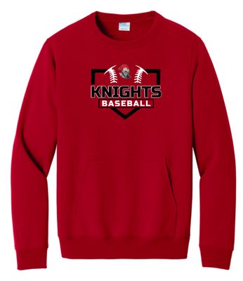 KW Baseball #1 Crewneck With Pocket