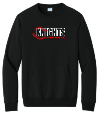 KW Baseball #2 Crewneck With Pocket