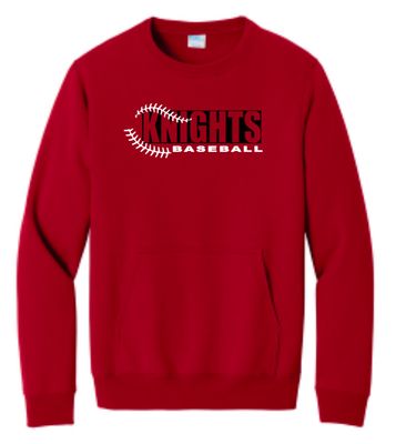 KW Baseball #2 Crewneck With Pocket
