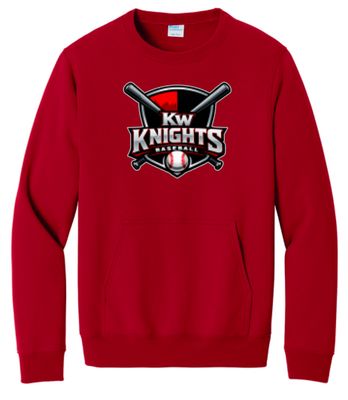KW Baseball #3 Crewneck With Pocket