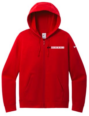 Nike Women's Full Zip Hooded KW Baseball #2 Sweatshirt