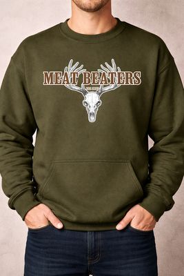MeatBeaters Crewneck Pocket Sweatshirt