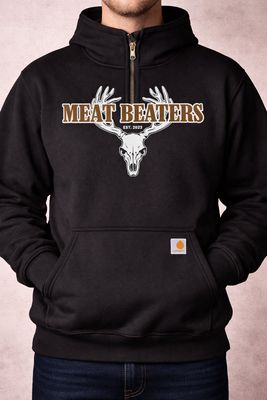 MeatBeaters Carhartt® Rain Defender® Paxton Heavyweight Hooded Zip Mock Sweatshirt
