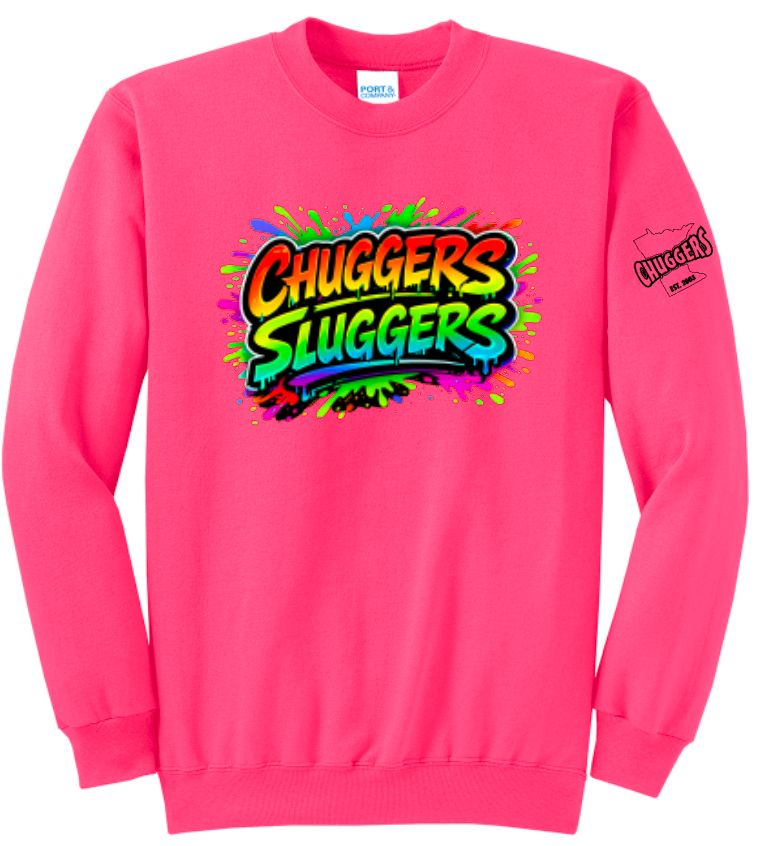Chuggers Sluggers Crewneck Sweatshirt