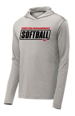 KW Softball #3 Performance Hooded Tee