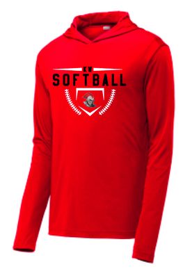 KW Softball #4 Performance Hooded Tee