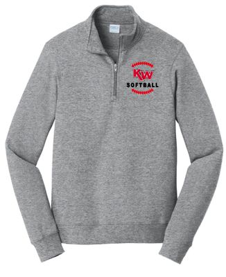 KW Softball P&amp;C 1/4 Zip Up #1