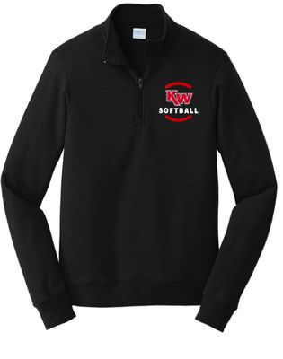 KW Softball P&amp;C 1/4 Zip Up #1