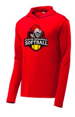 KW Softball #2 Performance Hooded Tee