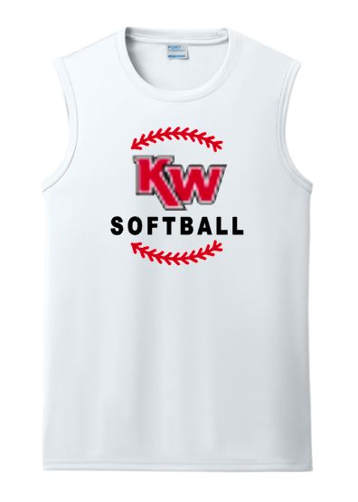 Men's Performance KW Softball Tank #1