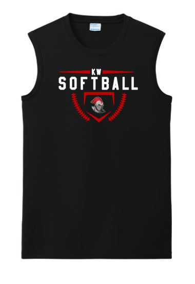 Men's Performance KW Softball Tank #5