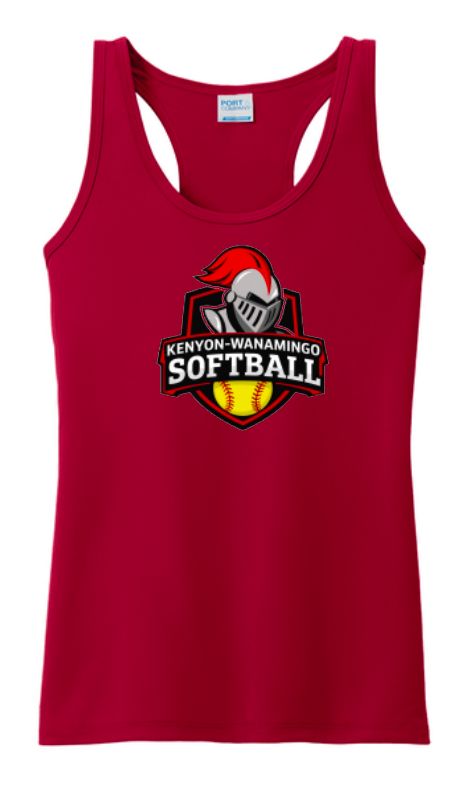 Women's Performance KW Softball Tank #2