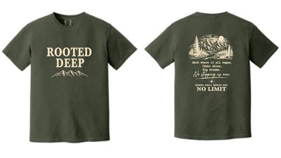 Rooted Deep Moss Soft Tee