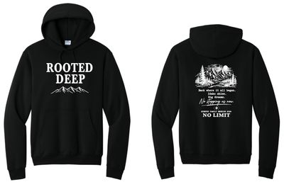 Rooted Deep Black  P &amp; C Sweatshirt