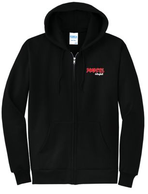 Bombers Volleyball Full Zip Hooded Sweatshirt