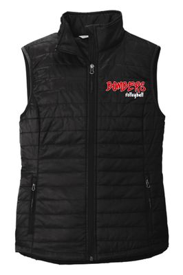 Bombers Volleyball Women's Packable Puffer Vest