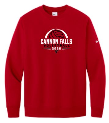 Nike Crewneck Cannon Falls Volleyball
