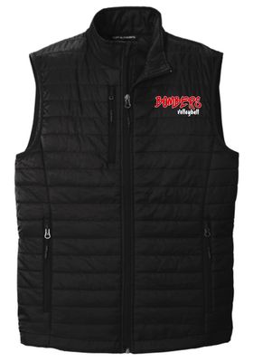 Bombers Volleyball Men's Packable Puffy Vest