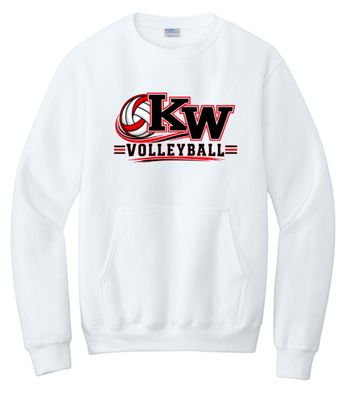 KW Volleyball #2 Crewneck With Pocket