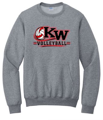 KW Volleyball #2 Crewneck With Pocket