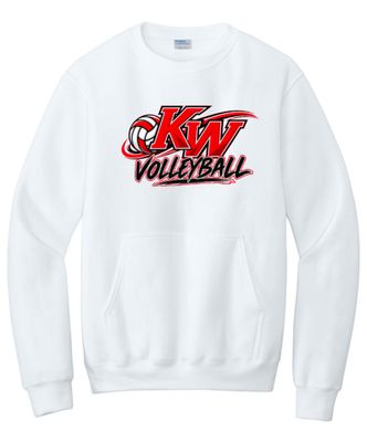 KW Volleyball #1 Crewneck With Pocket