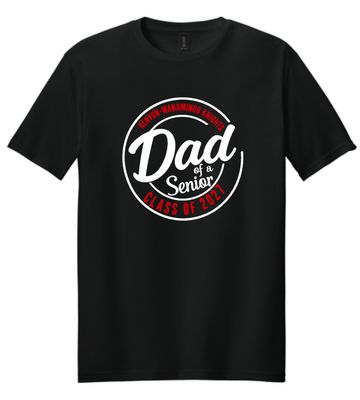 KW Senior Dad - Black T-Shirt