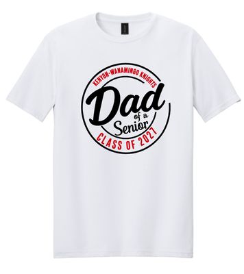 KW Senior Dad - White T-Shirt