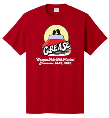 CF Musical Grease Red Shirt