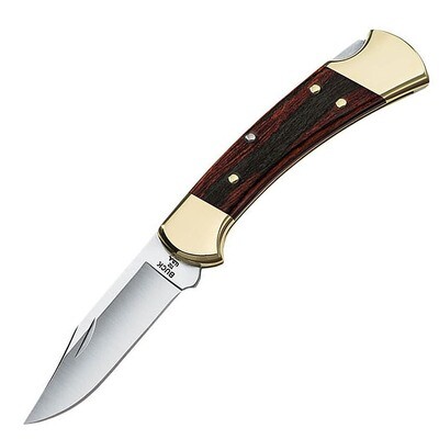 Buck 112 Ranger 3" Lockback Knife / Wood / Satin 420