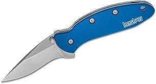 Kershaw Chive 1.64" Assisted Open / Blue Aluminum / Stonewash 420