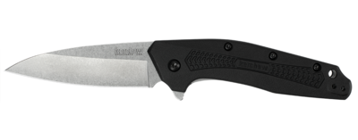 Kershaw Dividend 3" Assisted Opening Knife Black GFN, Stonewash