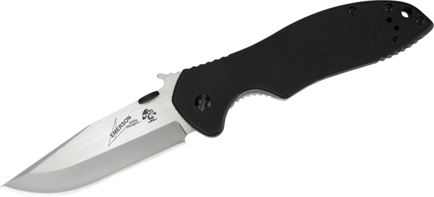 Kershaw Emerson CQC-6K 3.25" Flipper / Black G10 / Stonewash D2