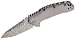 Kershaw Link 3.25" Assisted Open / Gray Aluminum / Acid Wash 420