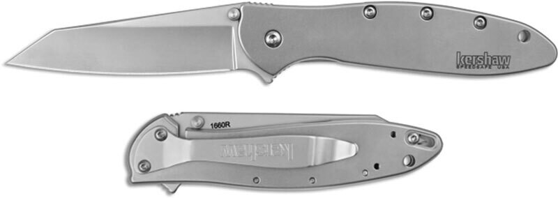  Kershaw Leek Pocket Knife, 3 14C28N Stainless Steel