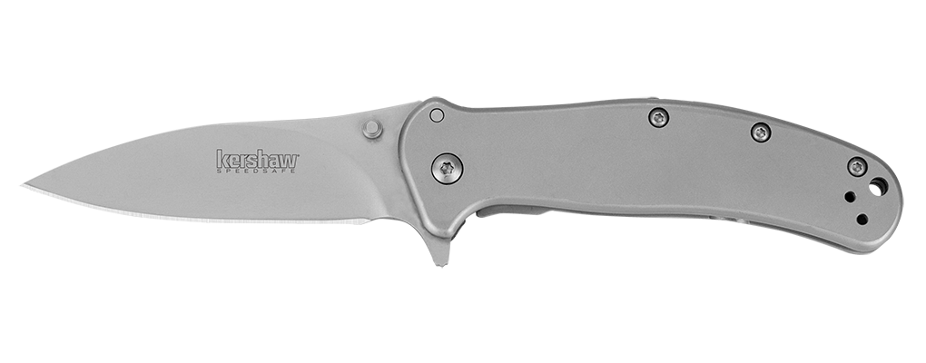 Kershaw Zing 3&quot; Assisted Opening Knife Stainless Steel, Bead Blasted