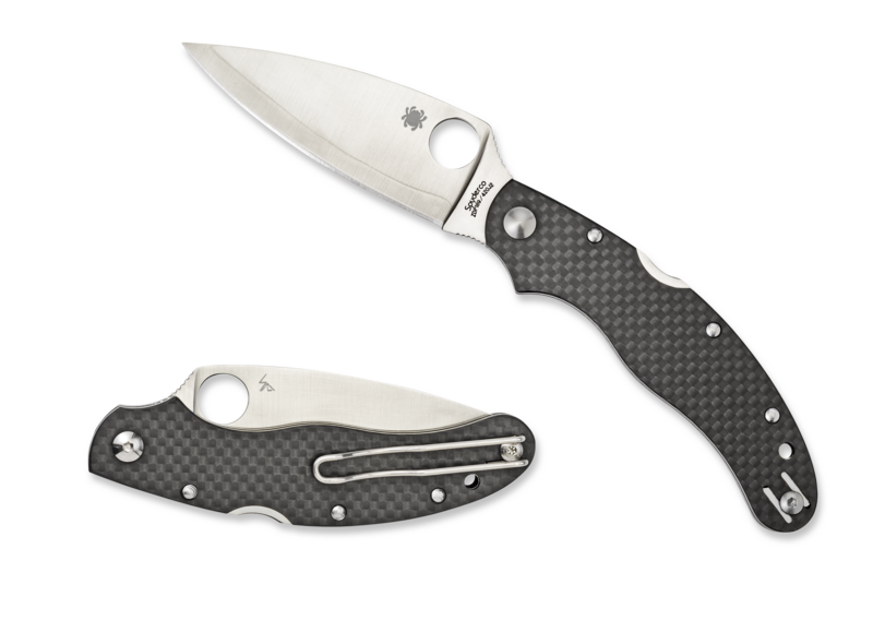 Spyderco Caly 3.5&quot; Lockback / Carbon Fiber / Satin ZDP-189 &amp; 420J2